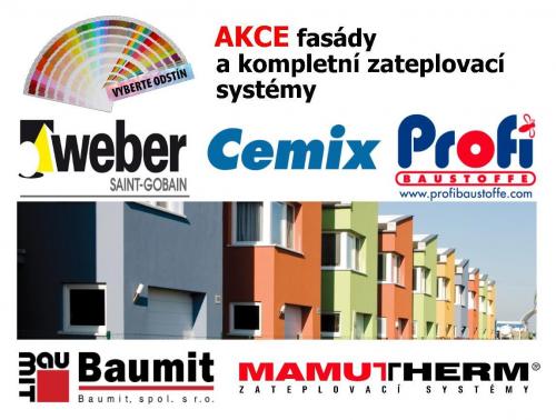 AKCE WEBER, CEMIX, PROFI, BAUMIT, MAMUTHERM