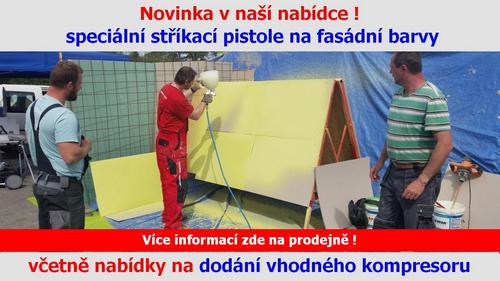 NOVINKA - Speciální pistole na stříkání fasádních barev